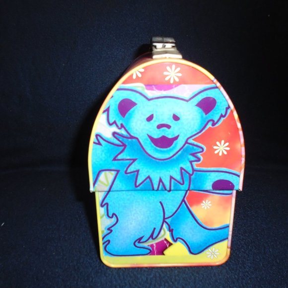 Grateful Dead Dome Lunch box Tin Vandor 2001 Dancing Bears - Picture 2 of 7